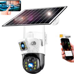 OSQD 4G SIM Solar CCTV Camera PTZ | Night Vision | 2-Way Audio | Battery Powered Security Camera-image-20