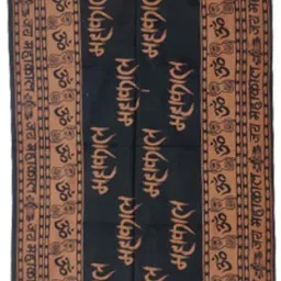 Pure Cotton Printed Brown Men Dupatta-35
