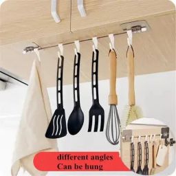 Antique and Elegant Look Magic Sticker Hook for Kitchen Appliances, Napkin,Towel Regular Organizer-image-1