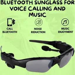 YAROH Bluetooth headset supported sunglass with mic for continuous dynamic MusicB21-picture-17