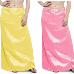 MR VIHAAN FK-Baby Pink or nimbu colour Net, Pure Satin Petticoat-image-6