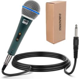 Beta 58A Unidirectional Auxiliary Dynamic Vocal Microphone Karaoke Speaker Mic Microphone-9