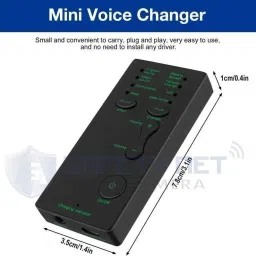 SAFETY NET, SPY CAMERA Portable Voice Changer Microphone Supports (Only Voice Changer ,Not a Camera) NA Voice Recorder image 2