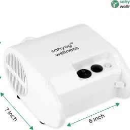 Sahyog Wellness Piston Compressor Nebulizer with 1 Digital Thermometer Nebulizer image 3