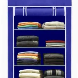 attache 4 Shelve Shoe Rack PP Collapsible Wardrobe image 2