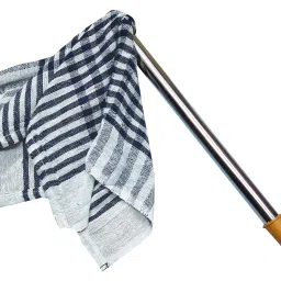Dusting Cloth with Handle for Cleaning Home Office Furniture, with Removable Cotton Cleaning Duster Cloth and Handy Stick, Jhatakni Dry Duster Set-picture-1