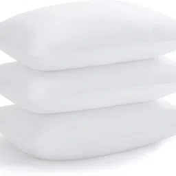 Cotton Solid Sleeping Pillow Pack of 3-image-6