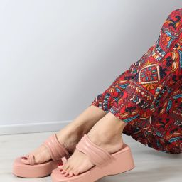 Women PT-610 Lightweight Comfort Summer Trendy Premium Stylish Party disigin Heels Sandal-image-3