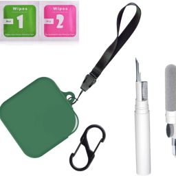 Leiox Silicone Press and Release Earbuds Case For CMF By Nothing Buds Pro 2 Case With Cleaner Kit, Lanyard & Wipes-image-98