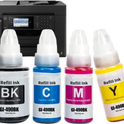 Ang REFILL INK FOR canon PIXMA G2000, G2010, G3000, G3010, G4000, G4010 Black + Tri Color Combo Pack Ink Bottle-13