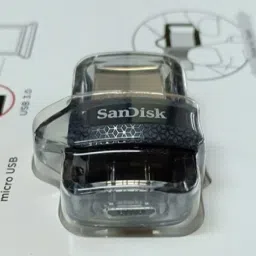SanDisk OTG 3.0 Dual Drive 64 GB OTG Drive Compatible with Laptop, Tablet, Desktop Computer, Mobile USB 3.0 Plastic Case image 2
