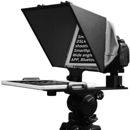 Paxidaya TP10 teleprompter up 11" phone tablet prompter for phone DSLR shoot Camera Rig-picture-37
