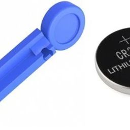 Wellstar CR-2032 Lithium battery With Round Blood Lancet for Dr Morepen BG03 Glucometer Lancets-67