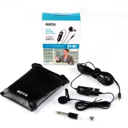 BOYA BY M1 Omnidirectional Lavalier Microphone for Canon Nikon Sony DSLR Camcorder Audio Recorders iPhone 6 5S 5 4S 4 Camera Microphone-27
