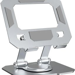 BROLAVIYA Metal Desktop Foldable, 360 Rotating Base, Compatible with 4-13 Inch Device, D3 Mobile Holder-13