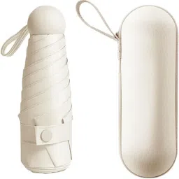 Mini Bag Umbrella & Case(Manual Open) 6 Frame Use in Rain & Summer Sun Protect Umbrella-3
