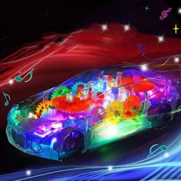 paramount gallery Transparent Musical Concept Racing Car with 3D Flashing LED Lights -A207-picture-19