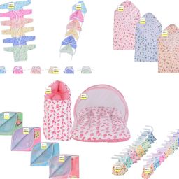 New Born Baby Gift combo Pack of 33 item standard Crib-image-90