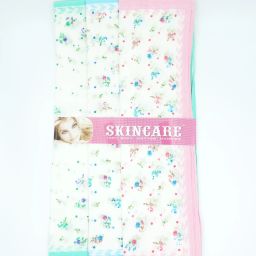 Maskey Skincare 100% Cotton (Size:32x32cm) (3colors x 2each =6pcs) Embroidered Abstract Iconic Designer Ladies Rumal / Hanky ["Multicolor"] Handkerchief-10
