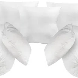 Combo Set Of 5 Premium Cushions & 2 Luxurious Microfibre Solid Bolster Pack of 7-image-1