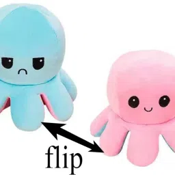 Octopus Plushie Reversible Soft Toys for Kids | Plush Soft Toys for Girls - 10 cm-picture-14