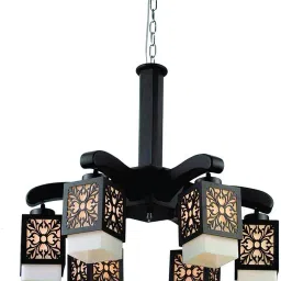 KIN-DOWN Jhoomar/ Chandelier/ Jhoomar Hanging Light/ Jhoomar Ceiling Light to décor your Home/ Bedroom/ Drying Room/ Living room/ Staircase/ Balcony/ Kitchen/ Study Table/ Office/ Restaurant/ Hotel/ Shop/ Café/ Dinning/ Coffee Shop Chandelier Ceiling Lamp-27