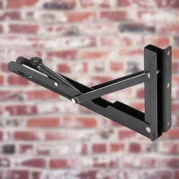 Shelf_Brackets_27 12, Folding Shelf Bracket 12 Inch, 2 Pcs, Max Load 200KG(Black) Shelf Bracket-35