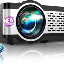 Egate i9 Pro Max FHD 1080p (E03i31) (400 lm / 1 Speaker / Remote Controller) 4X Brighter | Bluetooth |400 ISO Lumens & 840 FC Mega Brightness | 1080p Native with 4K Support | 210-Inches (534 cm) Screen | AV, VGA, HDMI, SD Card, USB, AUX, inbuilt Speaker Projector-10
