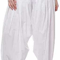 Pure Cotton Solid Women ["White"] Salwar-picture-27
