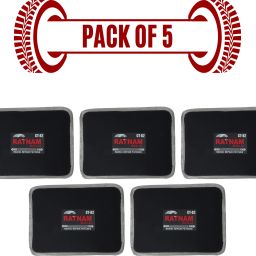 RADIAL TYRE REPAIR PATCH 82 NO. (BOX QTY. 5 PCS), BLACK, RUBBER Tubed Tyre Puncture Repair Kit-image-50