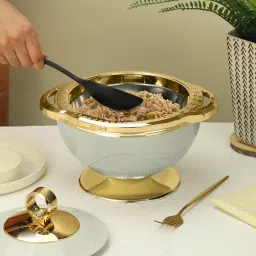 Selvel Casserole with Lid 2700,1500 & 1100 ML Set of 3 Serve Casserole-image-68