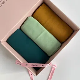 Solid Georgette, Chiffon Women Multicolor Scarf, Stole-image-64