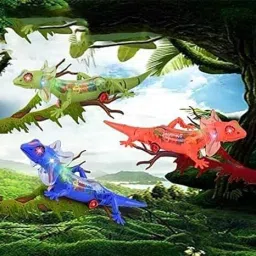 Battery Operated Musical ,Light Up Universal Lizard Toy for Kids(Multicolour)-36