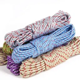 Strong Nylon Braided Cotton Rope | Clothesline for Drying Clothes Multicolor-image-18