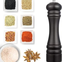 jamboree Manual Wooden Salt and Pepper Grinder |Fine Grinding with Adjustable Coarseness Wooden, Ceramic Traditional Pepper Mill-picture-20