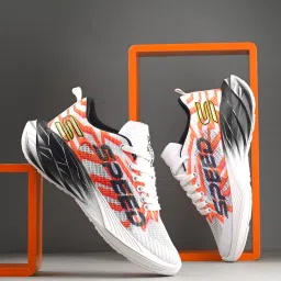 Gym shoe Orange Color Sports Shoes for men For Training. Outdoors For Men-image-12