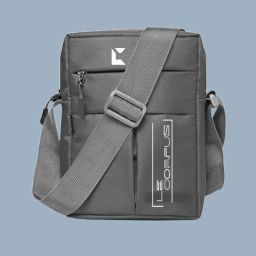 Grey Men & Women Sling Bag Stylish Trendy Design with Adjustable Straps Crossbody Bag For Travel and Office-image-50