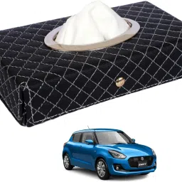 Cross-Black Tissue Box Leatherette-95 Vehicle Tissue Dispenser-image-9