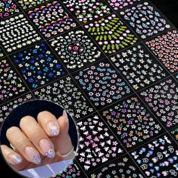 Mini Flower Nail Art Stickers 20 Sheet-image-40