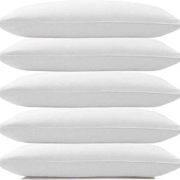 Cotton Solid Sleeping Pillow Pack of 5-15
