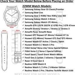 TECHWIND 22MM Classic Silicon (CHECK MODEL LIST) Combo Pack of 2 Belt Smart Watch Strap image 2