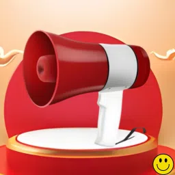 Handheld Megaphone with Siren, Microphone & Rechargeable for Outdoor EventsA301 Megaphone Portable Megaphone Siren Loudspeaker Function &Long Battery BackupQ301 Outdoor PA System-10