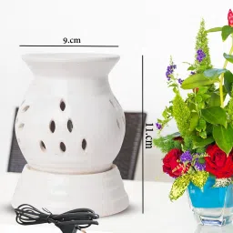 PEEPRESION White Round Diffuser 1 Oil C-7 Home Décor Scented Diffuser Diffuser image 3
