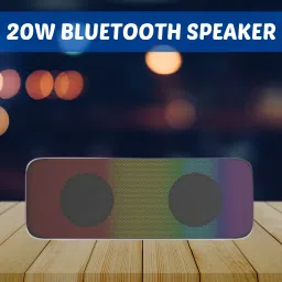 FRONY Shark (PORTABLE BLUETOOTH DESKTOP SPEAKER) With Stereo Sound & Long BatteryA7 20 W Bluetooth Laptop/Desktop Speaker-picture-15