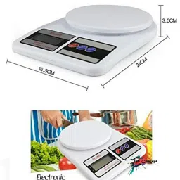 Stylopunk Digital Kitchen Weighing Machine Multipurpose Electronic Weight Scale with Backlit LCD Display for Measuring Food, Cake, Vegetable Weighing Scale Weighing Scale image 3