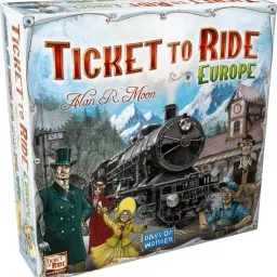 Ticket to Ride Europe Board Game for Family, 2 to 5 Players Kids & Adults Board Game Accessories-24