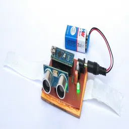 sr robotics Third Eye for The Blind Person | Ready to use Project | with Project Report Educational Electronic Hobby Kit image 2