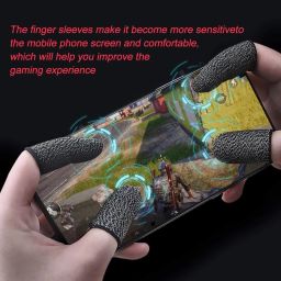 RAJ Controller Finger Cots (PACK OF 7), Thumb & Finger Sleeve for Mobile Phone Game, Anti-Sweat & Breathable for Pubg, Cod, Freefire & Fortnite for Android-iOS (SET OF 7) Gaming Accessory Kit image 3