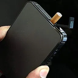 Classic (Pack of 1) CIGAR/CIGARETTE HOLDER CASE BOX WITH GAS FLAME LIGHTER myfirstdot Pocket Lighter-11