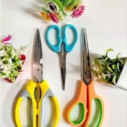 Kitchen Scissor Combo of 3 Multicolour (stainless steel ) Scissors-image-71